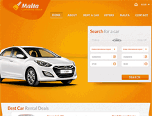 Tablet Screenshot of maltacarrentalgroup.com